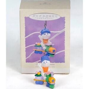 Keepsake Easter Ornament EASTER EGGSPRESS 1995 Great Condition